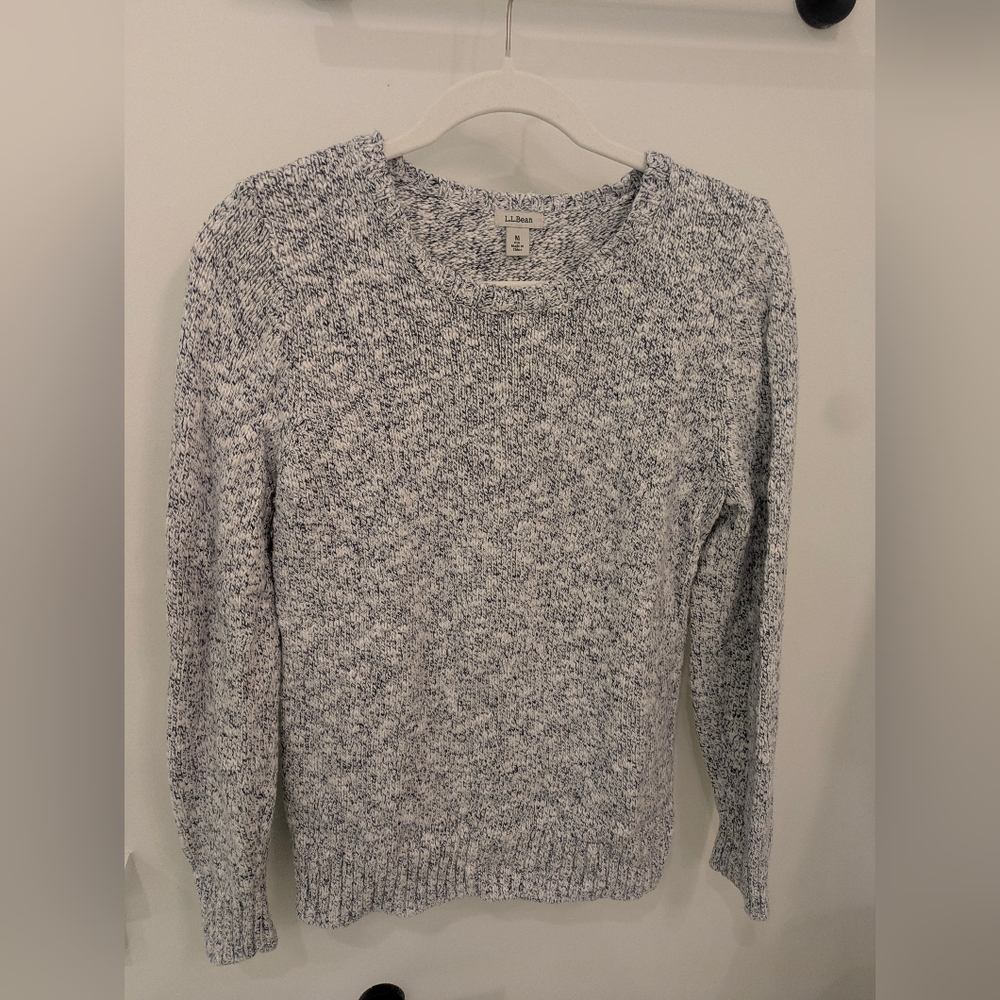 L.L. Bean Women's Marled Cotton Rag Sweater